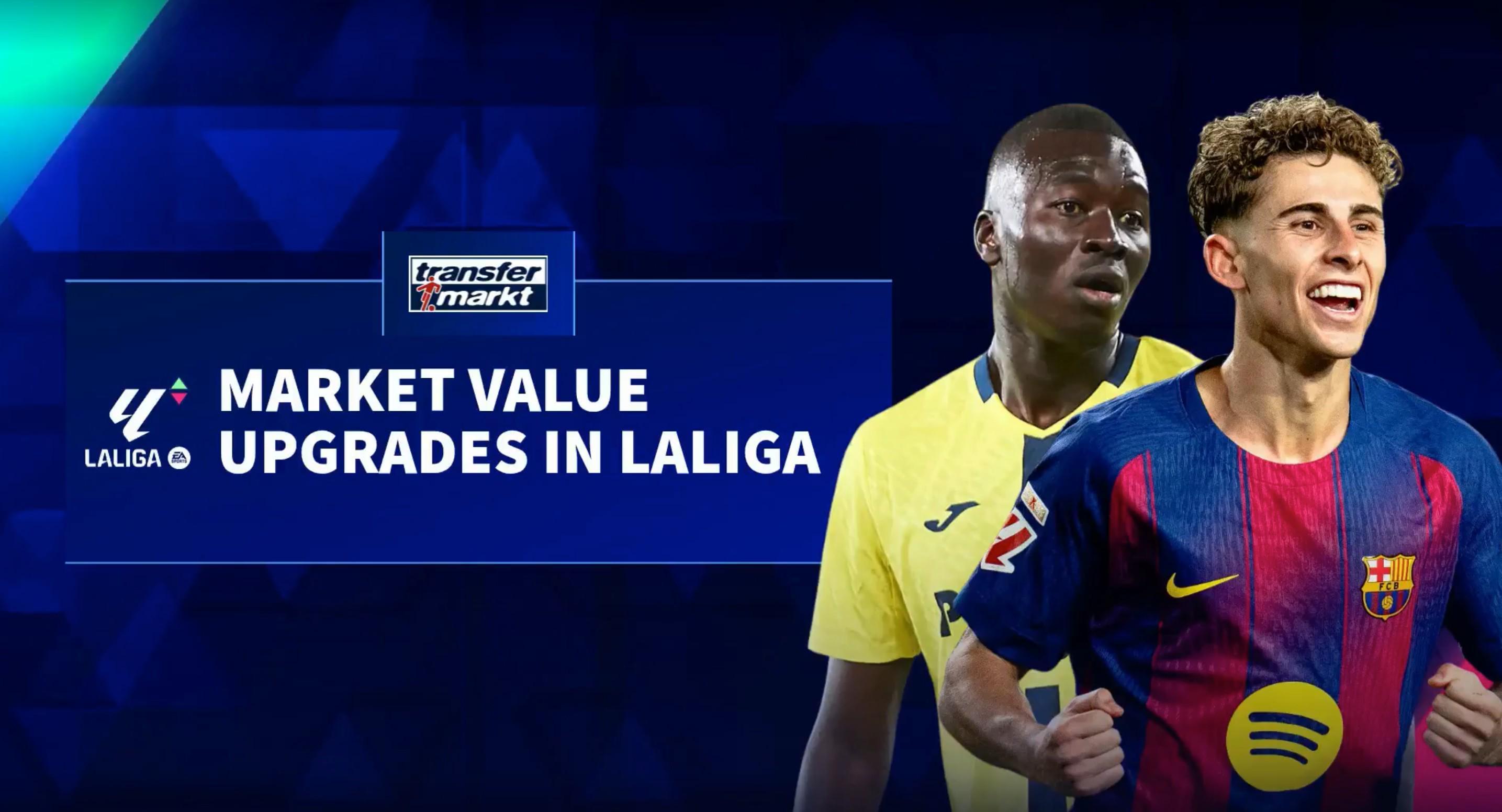 乐鱼电竞平台-西甲身价涨幅前10：费尔明第1，贝尔纳尔、皮塔奇、佩德里上榜